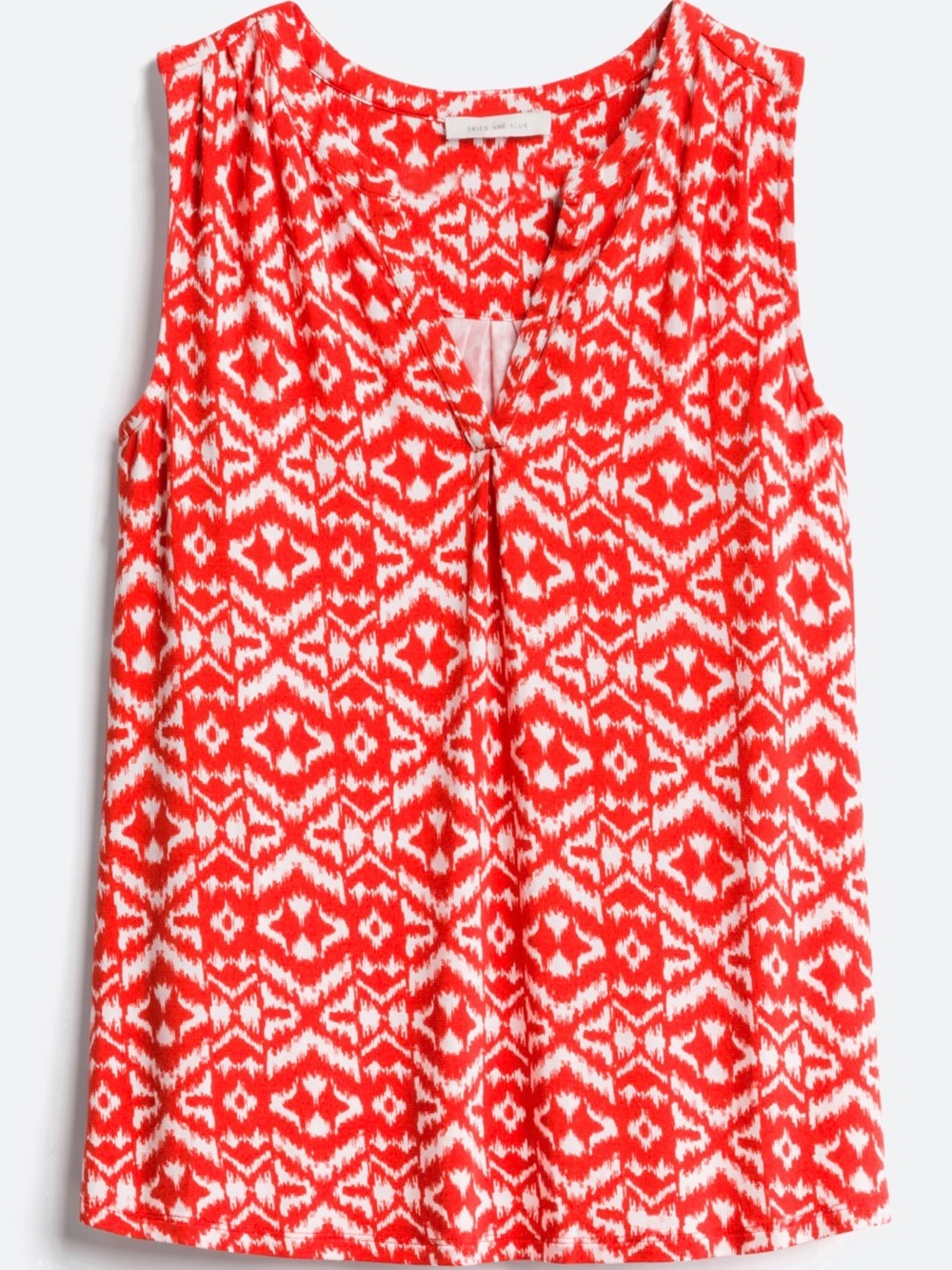 Skies Are Blue V-neck Tank Top